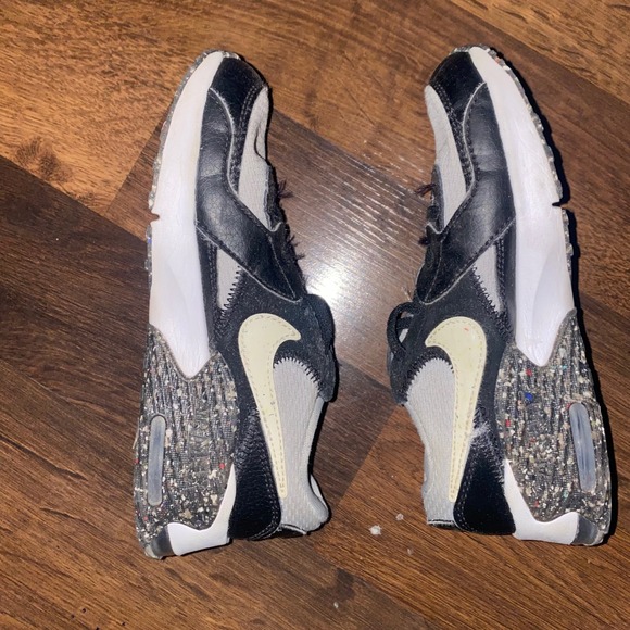 Nike Air Max 90 Recraft‎ Worldwide Pack Sneakers Black Gray Shoes Size 1Y - Picture 5 of 11